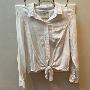 Madewell linen button up